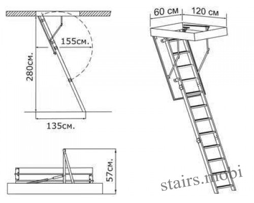 STANDARD вид9 чертеж stairs.mobi